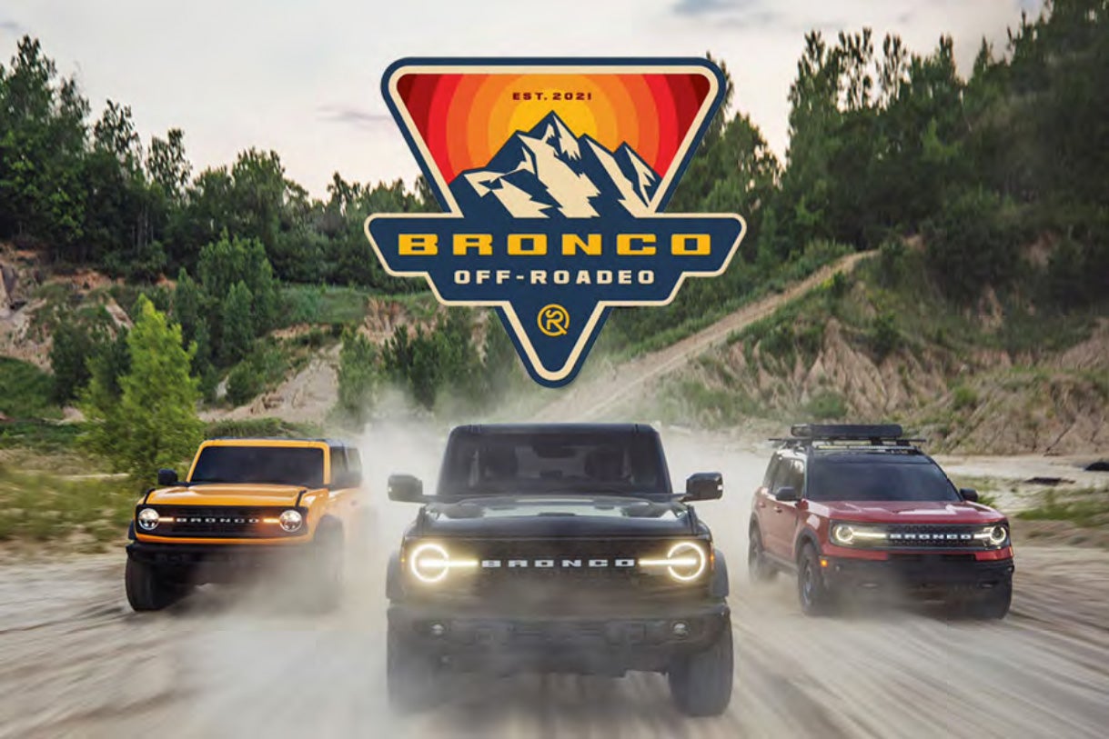 Bronco Off Roadeao cars on the road